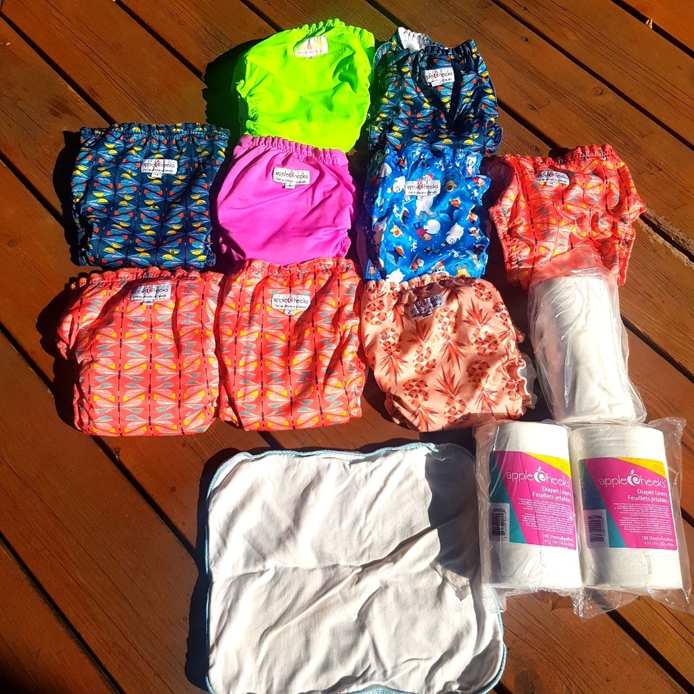 Apple Cheeks Cloth Diaper Lot Size 2